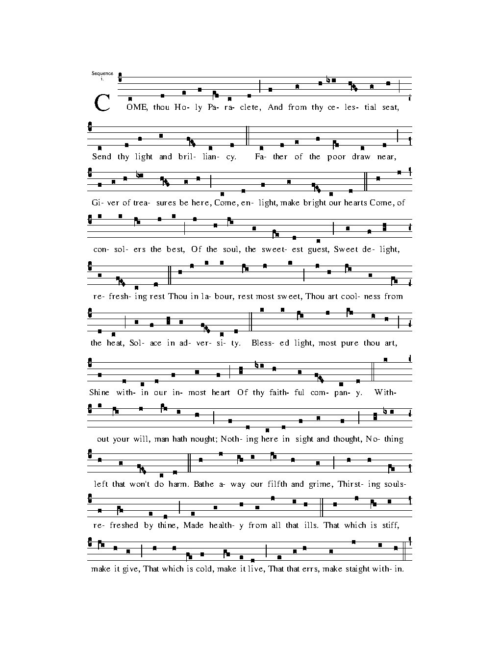 Come, thou Holy Paraclete