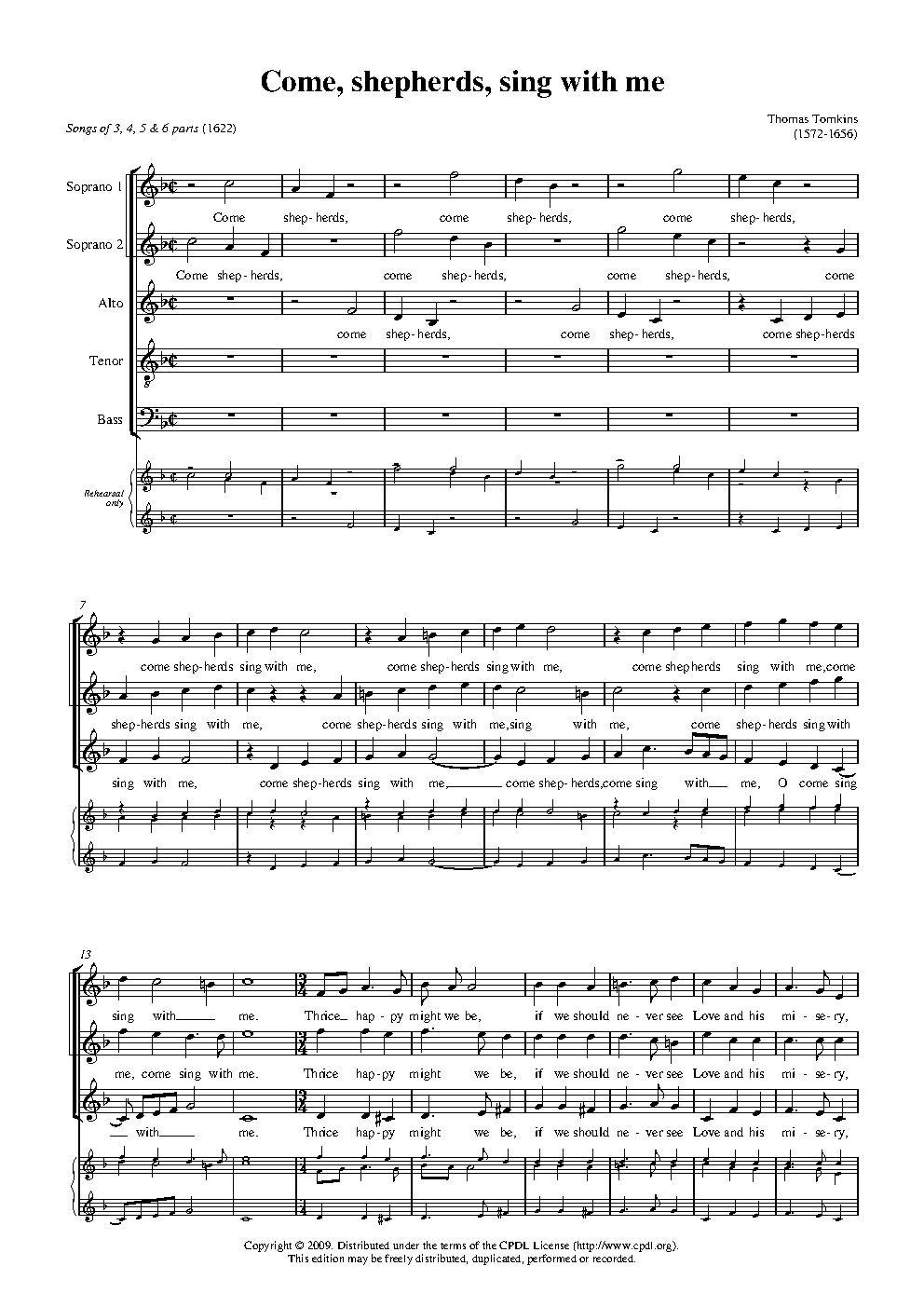 Come, Shepherds, sing with me
