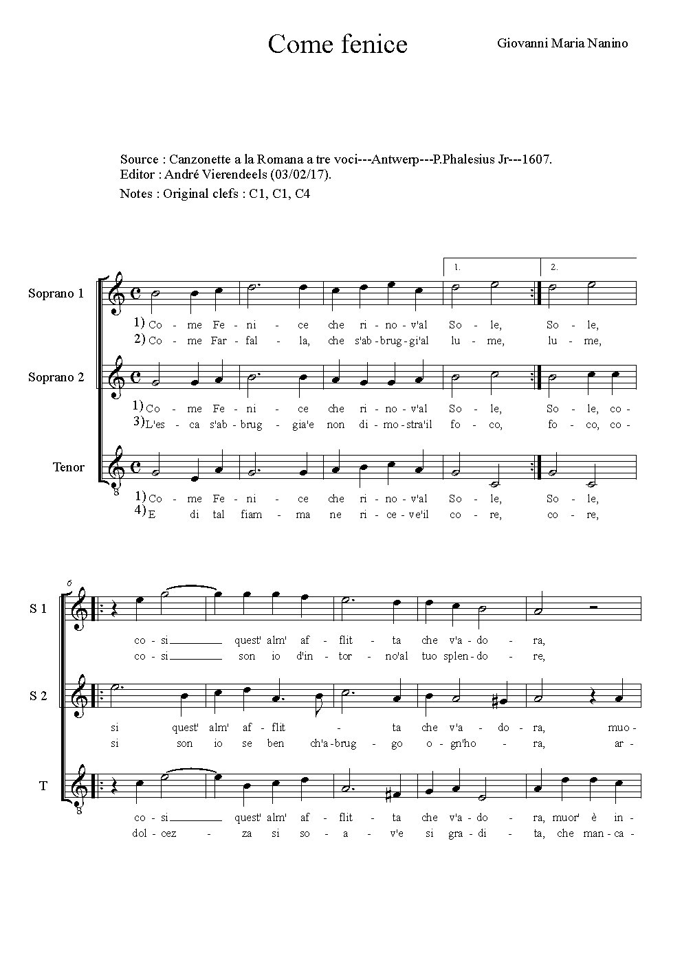 Come Fenice