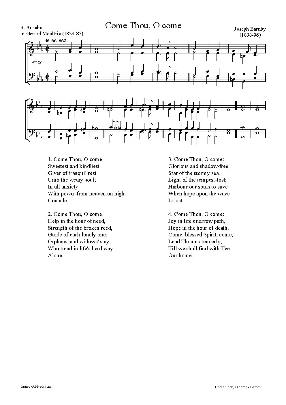 Come Thou, O come