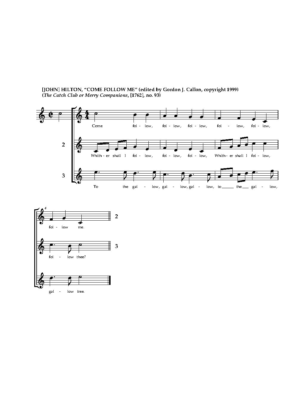 Come Follow Me - Choir Script PDF Thumbnail