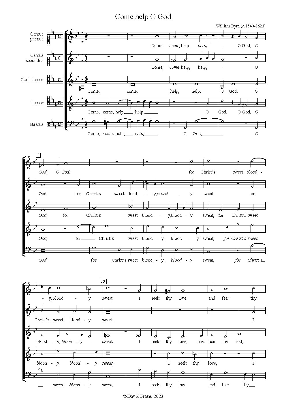 Come help O God - Choir Script PDF Thumbnail