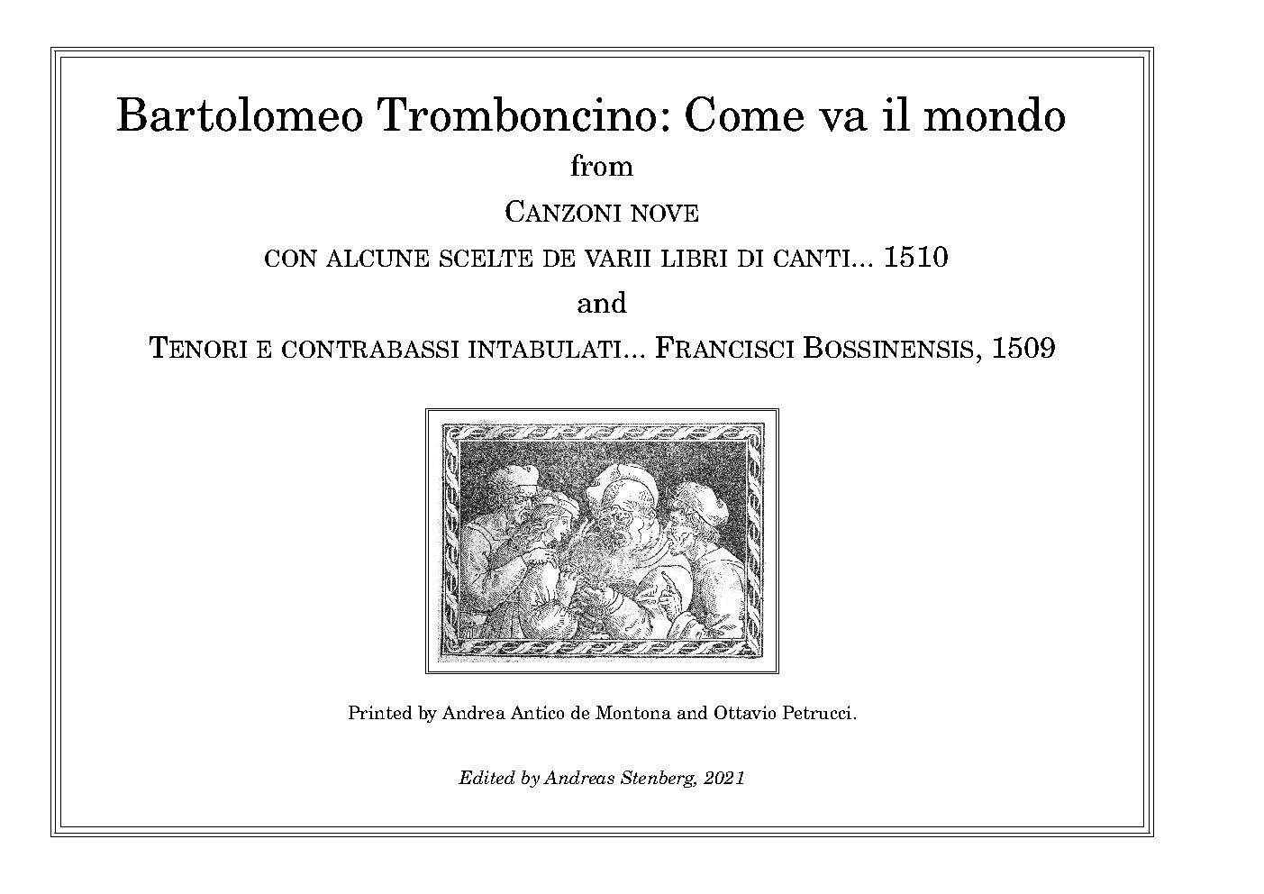 Come va il mondo - Choir Script PDF Thumbnail