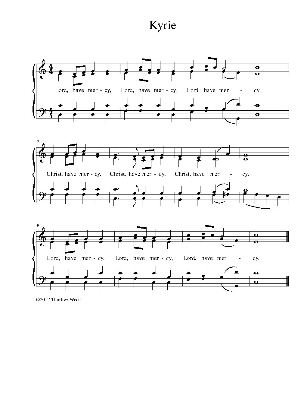 Communion Service in C - Choir Script PDF Thumbnail