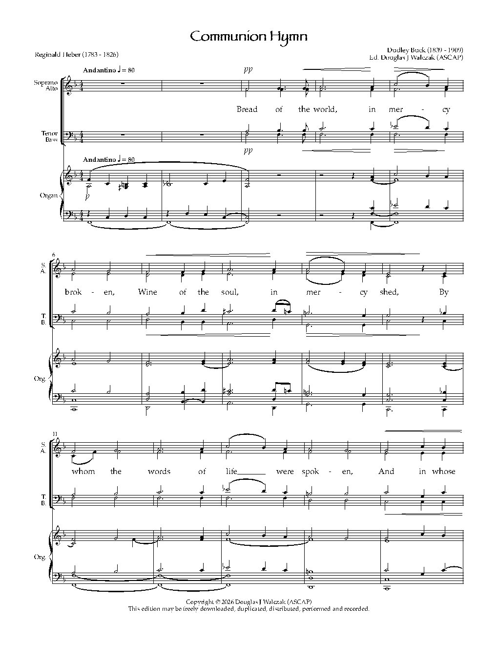 Communion Hymn - Choir Script PDF Thumbnail