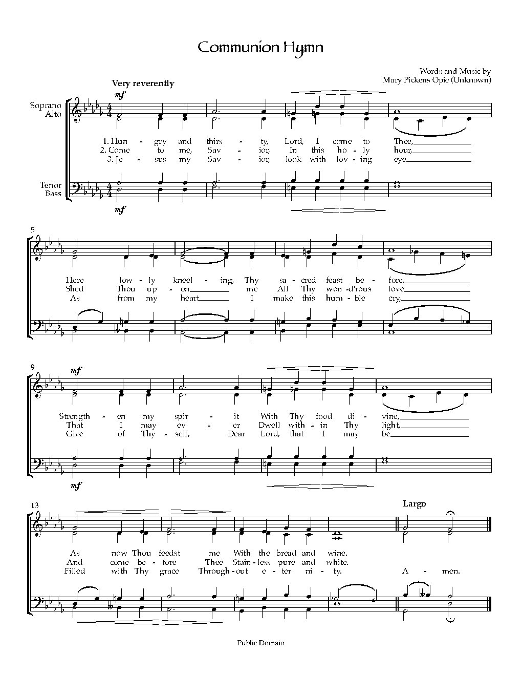 Communion Hymn