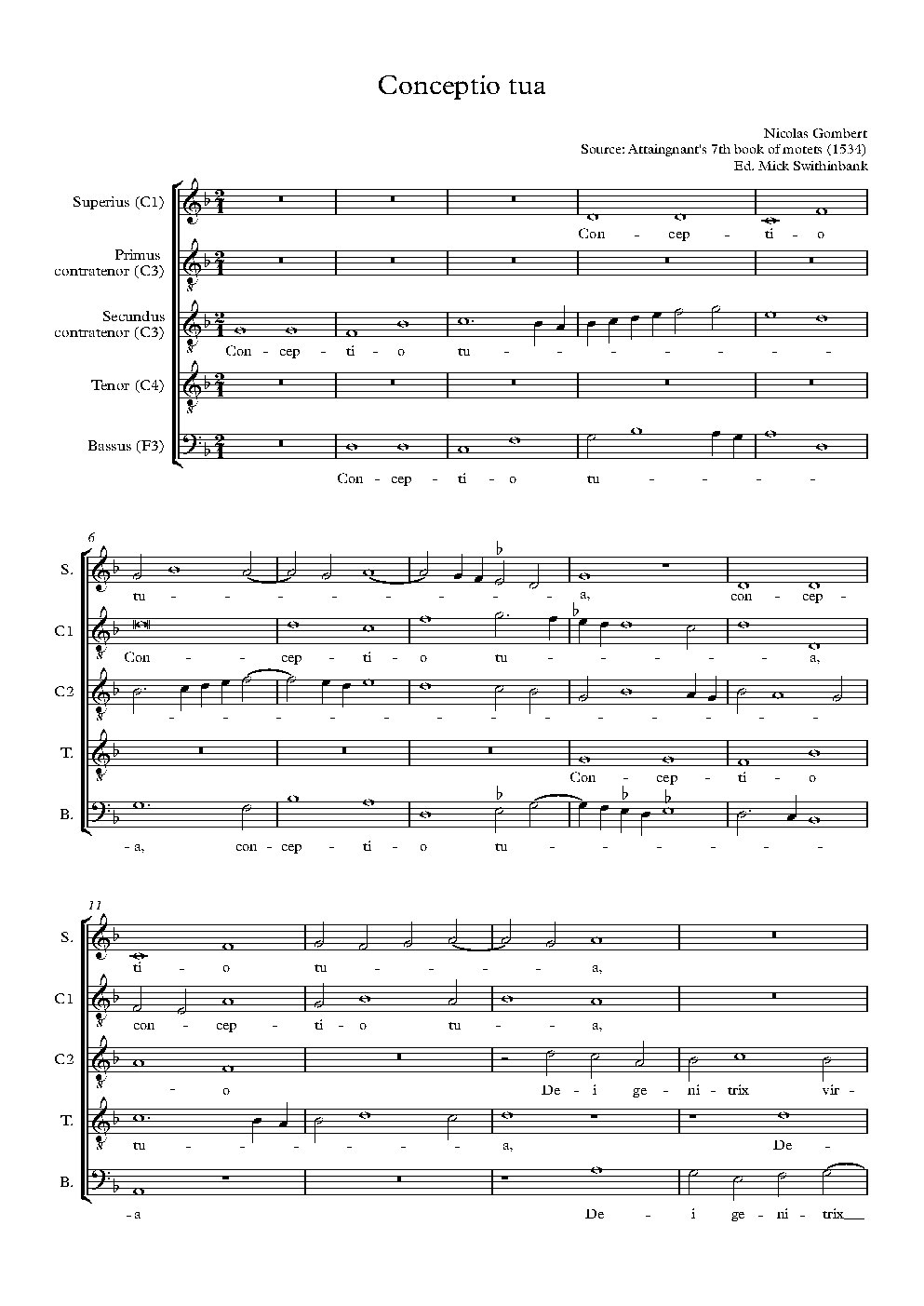 Conceptio tua - Choir Script PDF Thumbnail
