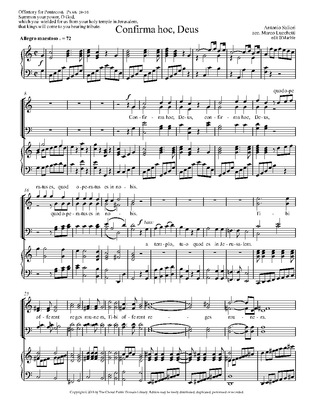 Confirma hoc Deus - Choir Script PDF Thumbnail