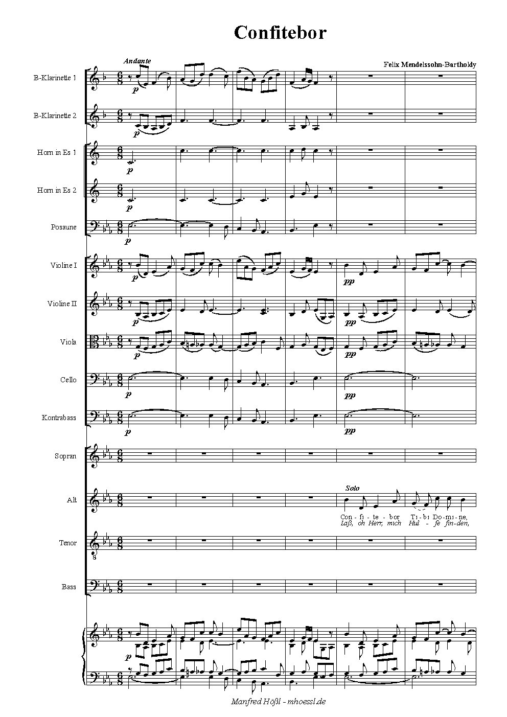 Confitebor - Choir Script PDF Thumbnail