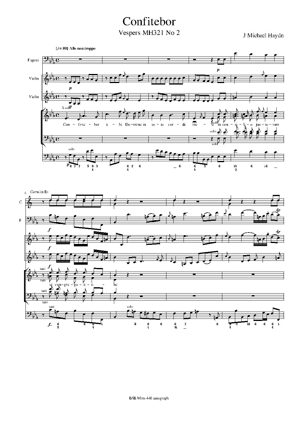 Confitebor, MH 321-2