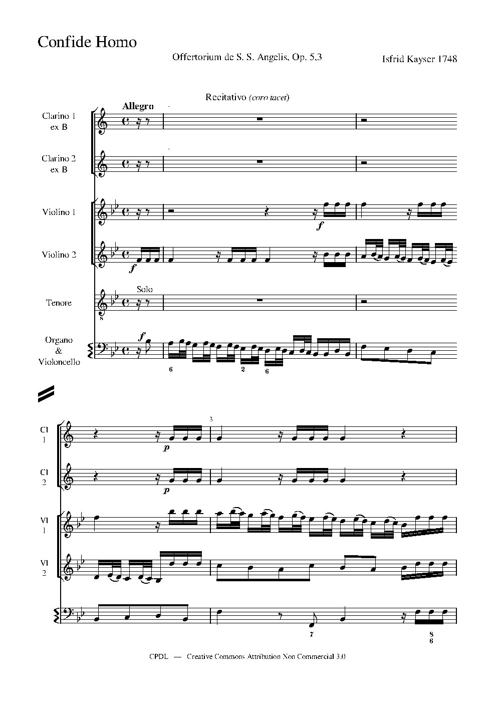 Confide Homo, Op. 5,3