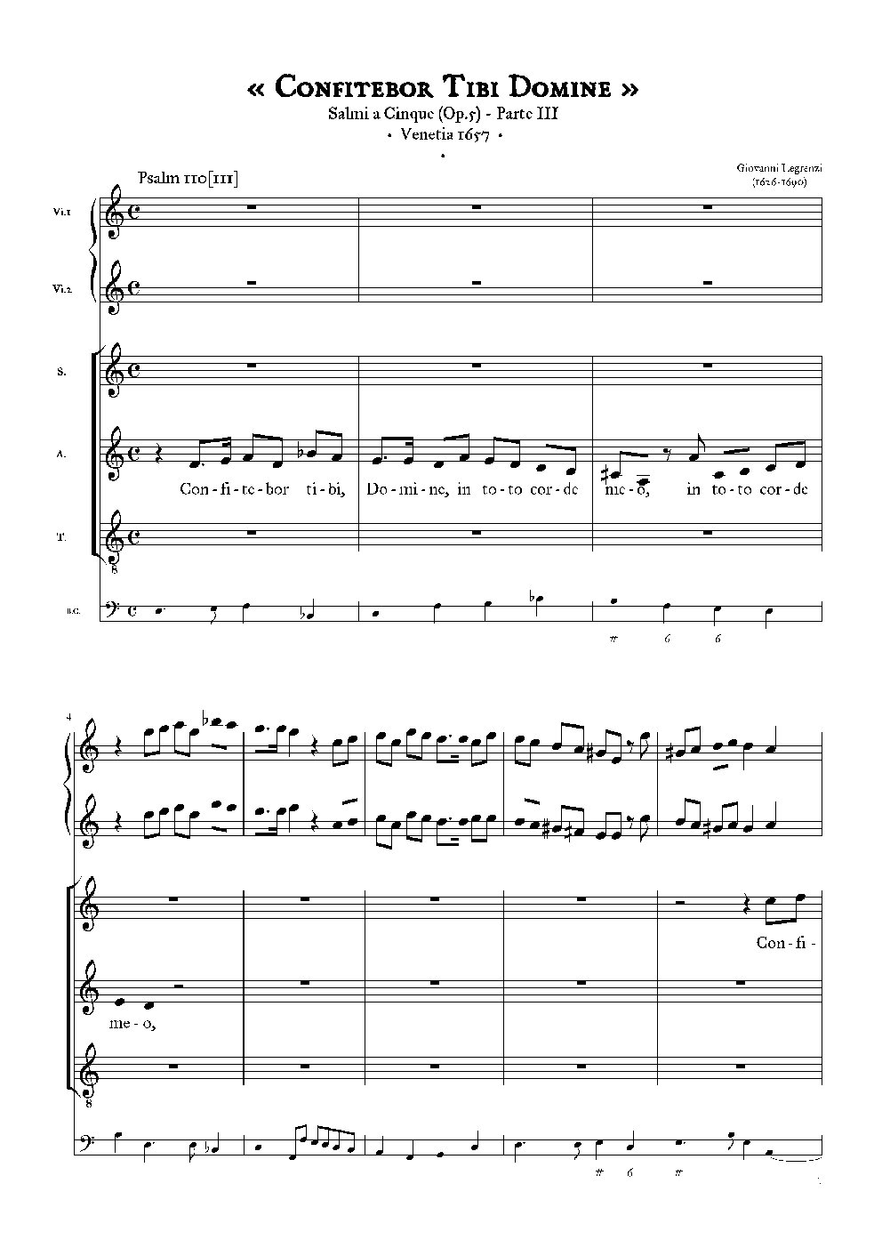 Confitebor - Choir Script PDF Thumbnail