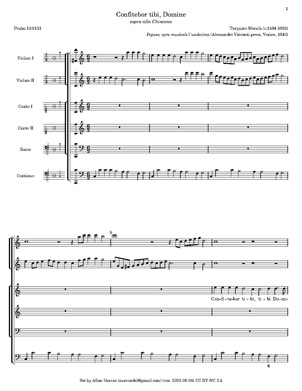 Confitebor tibi, Domine - Choir Script PDF Thumbnail