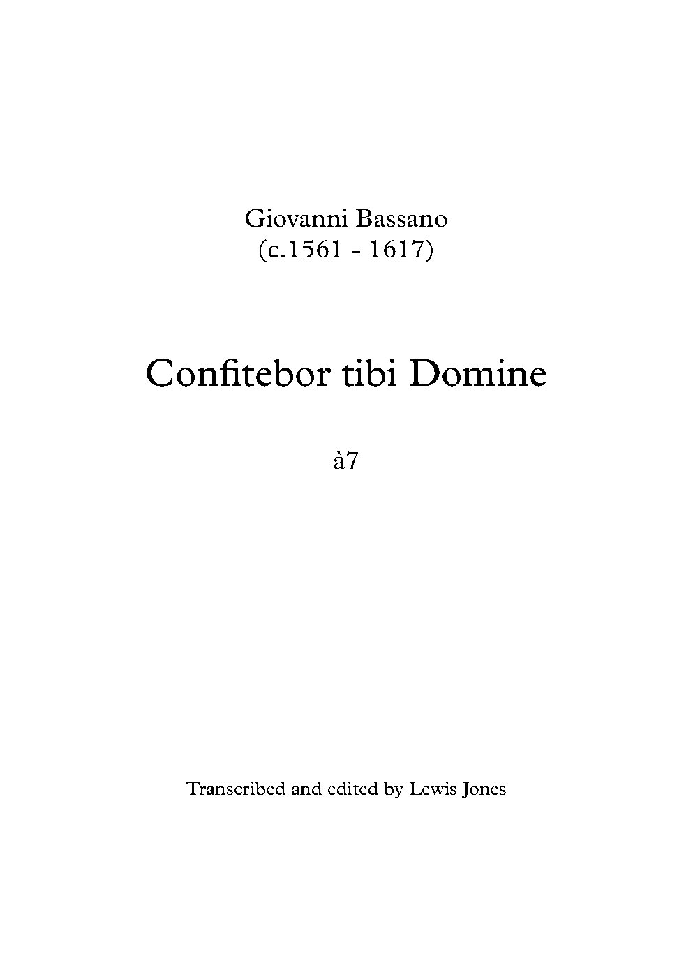 Confitebor tibi Domine a7