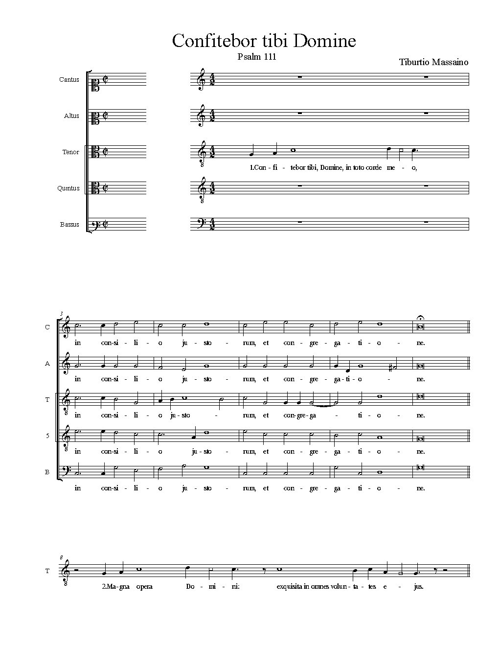 Confitebor tibi Domine