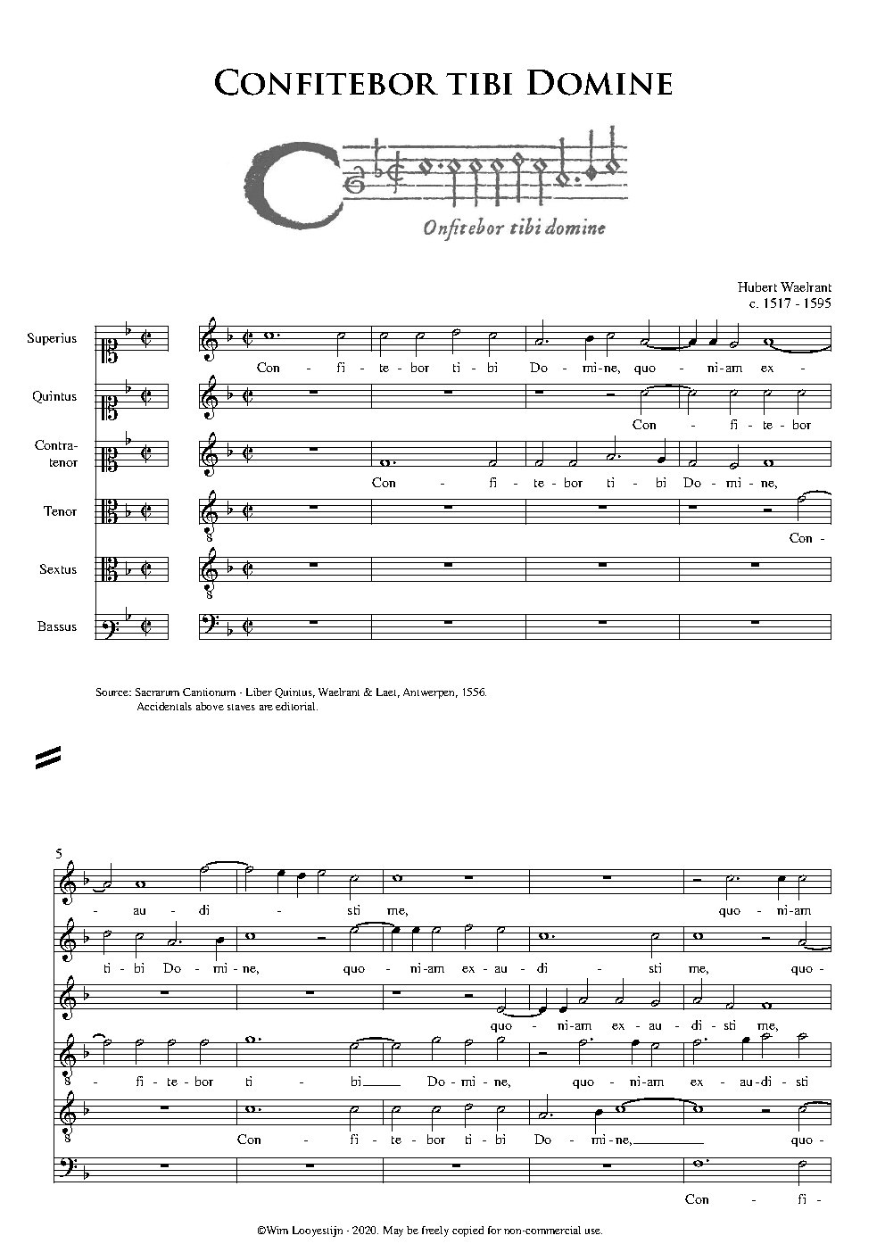 Confitebor tibi Domine