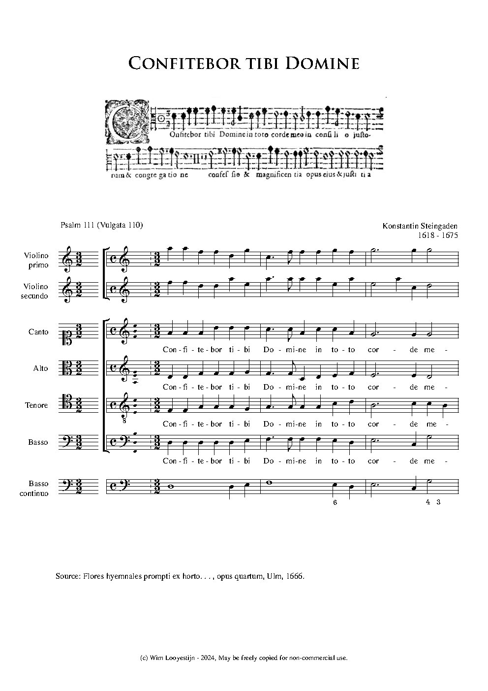 Confitebor tibi Domine