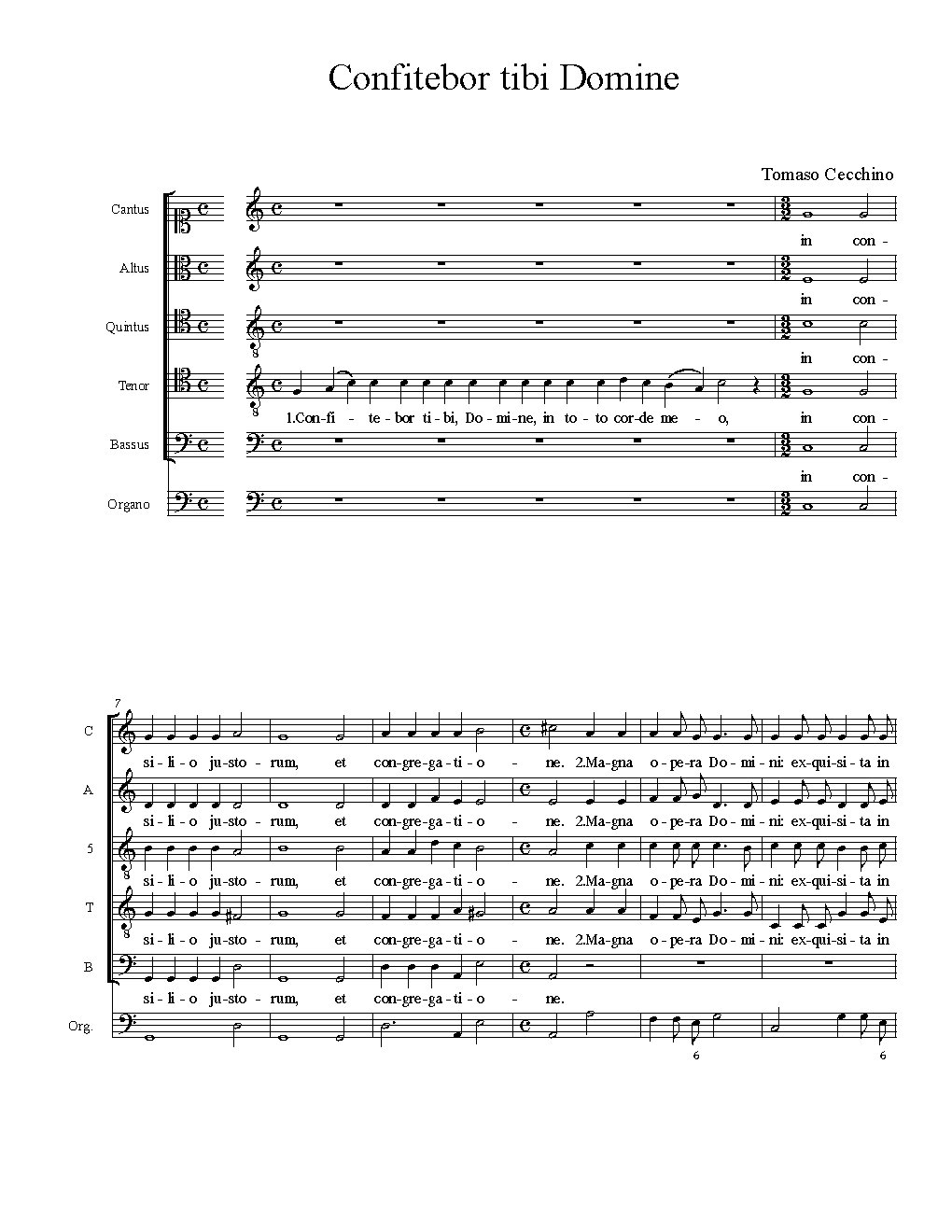 Confitebor tibi Domine