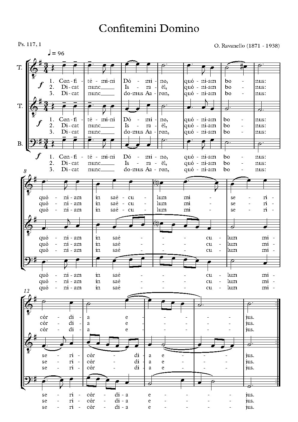 Confitemini Domino, op.66/10