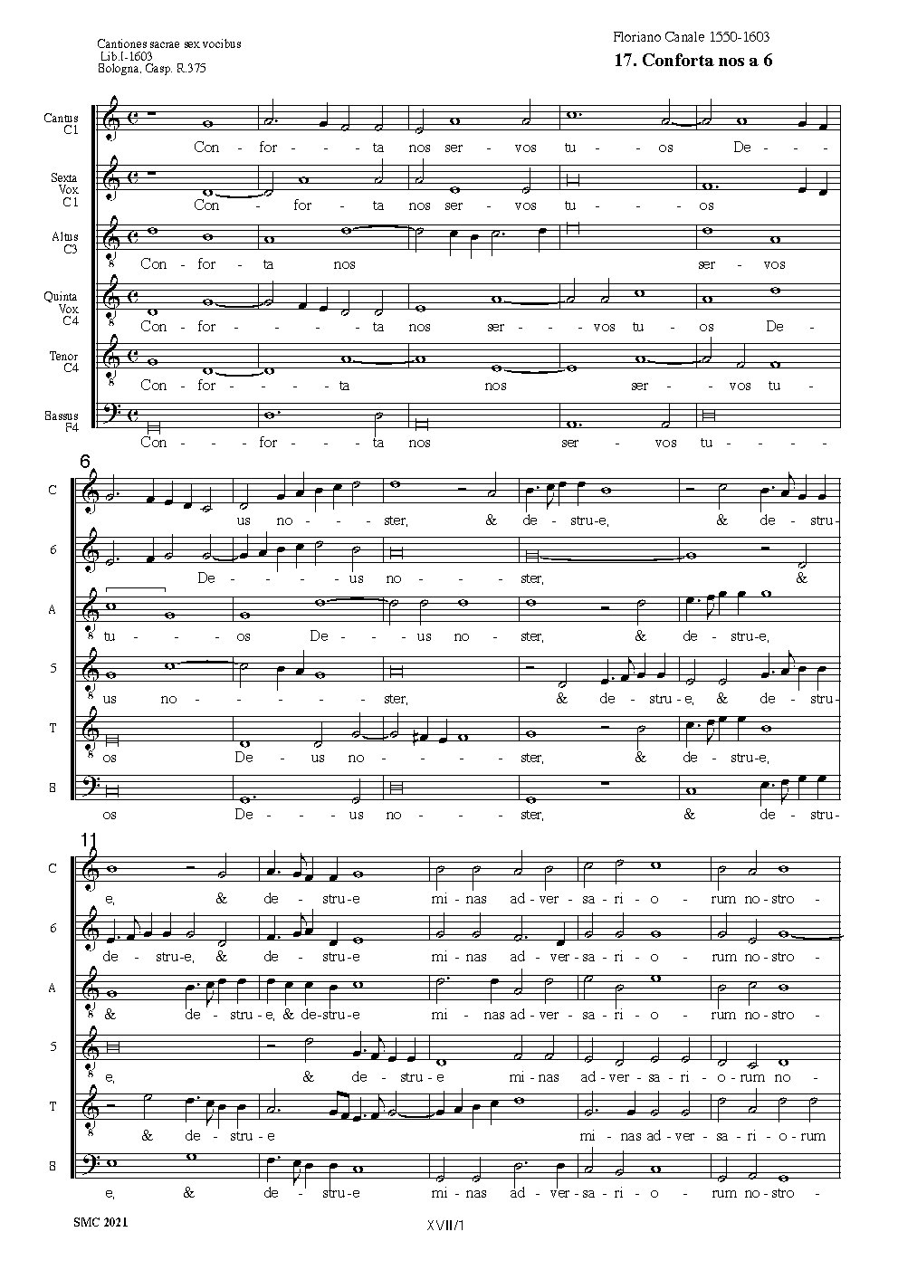 Conforta nos - Choir Script PDF Thumbnail