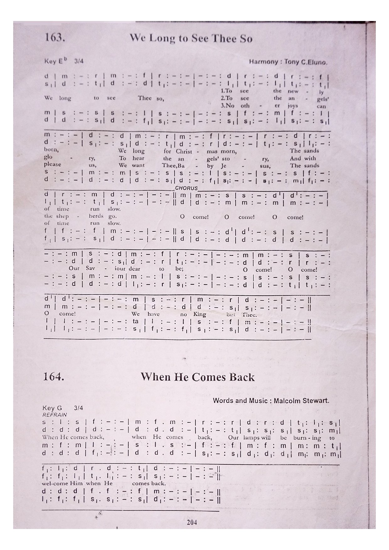 We Long To See Thee So - Download Choir Script PDF
