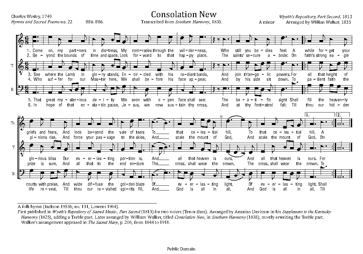 Consolation - Choir Script PDF Thumbnail