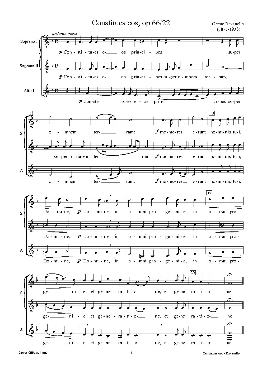 Constitues eos, op.66/22