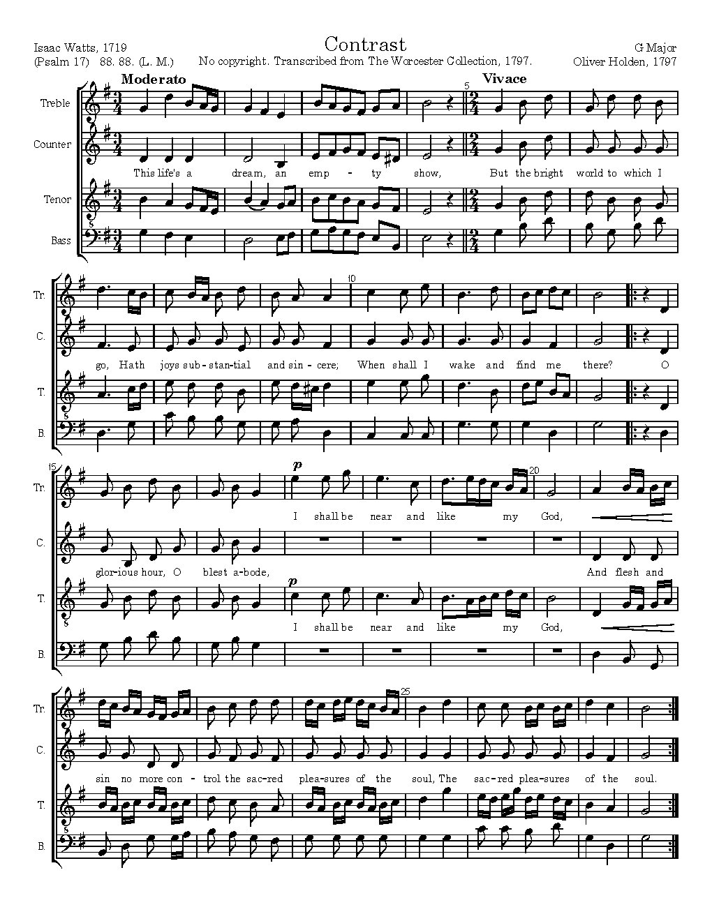 Contrast - Choir Script PDF Thumbnail