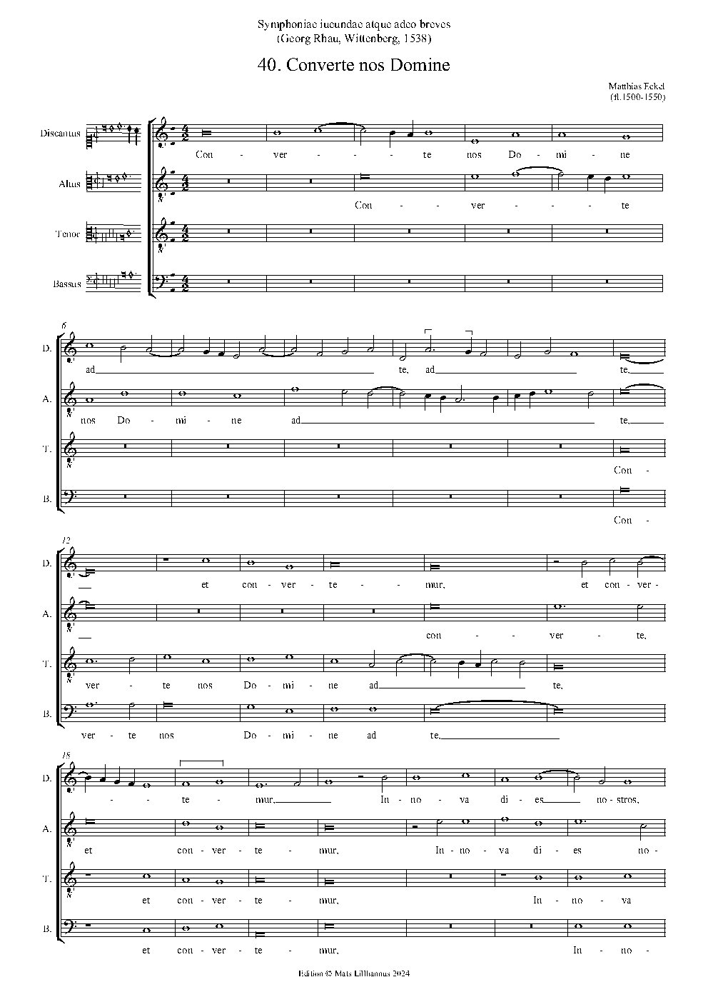 Converte nos Domine - Choir Script PDF Thumbnail