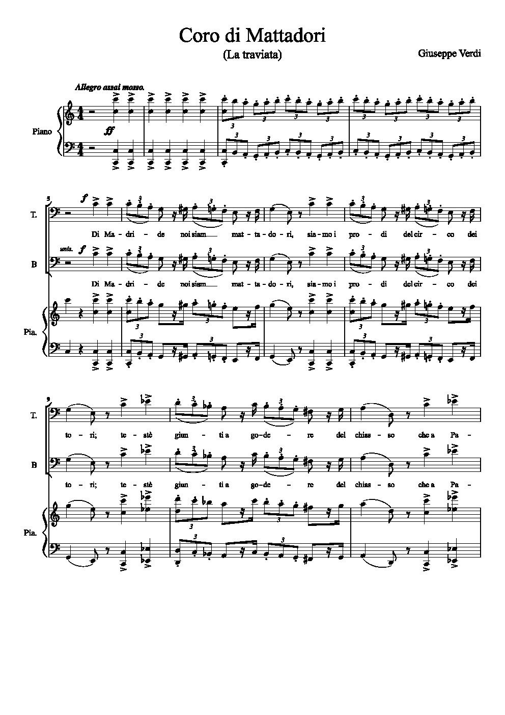 Coro di Matadori
