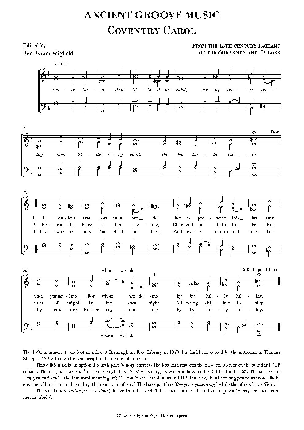 Coventry Carol