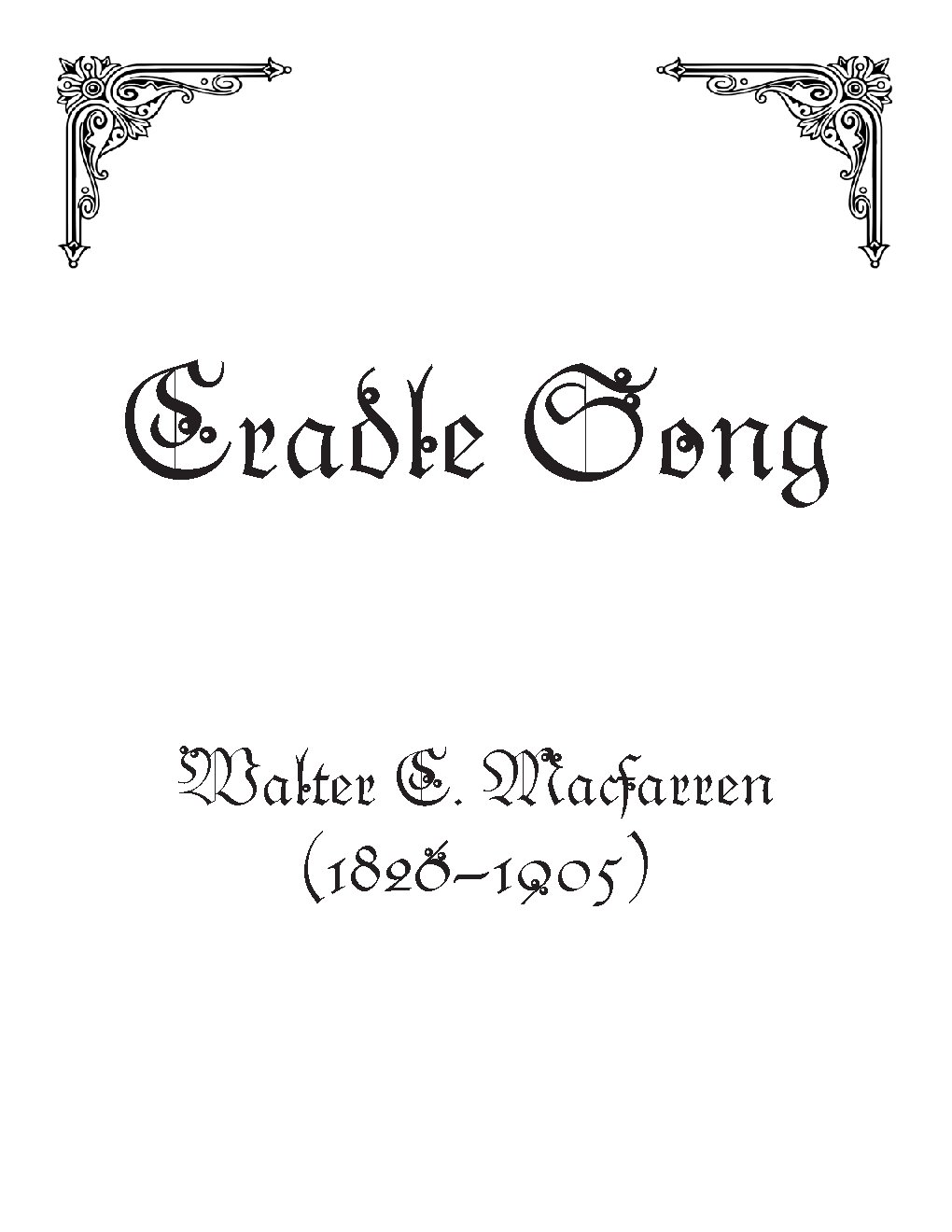 Cradle song