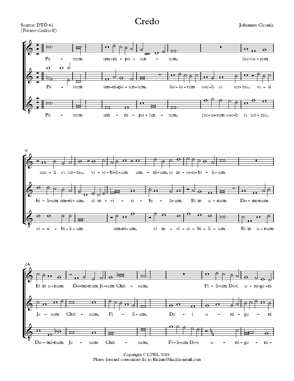 Credo (Works no. 2)