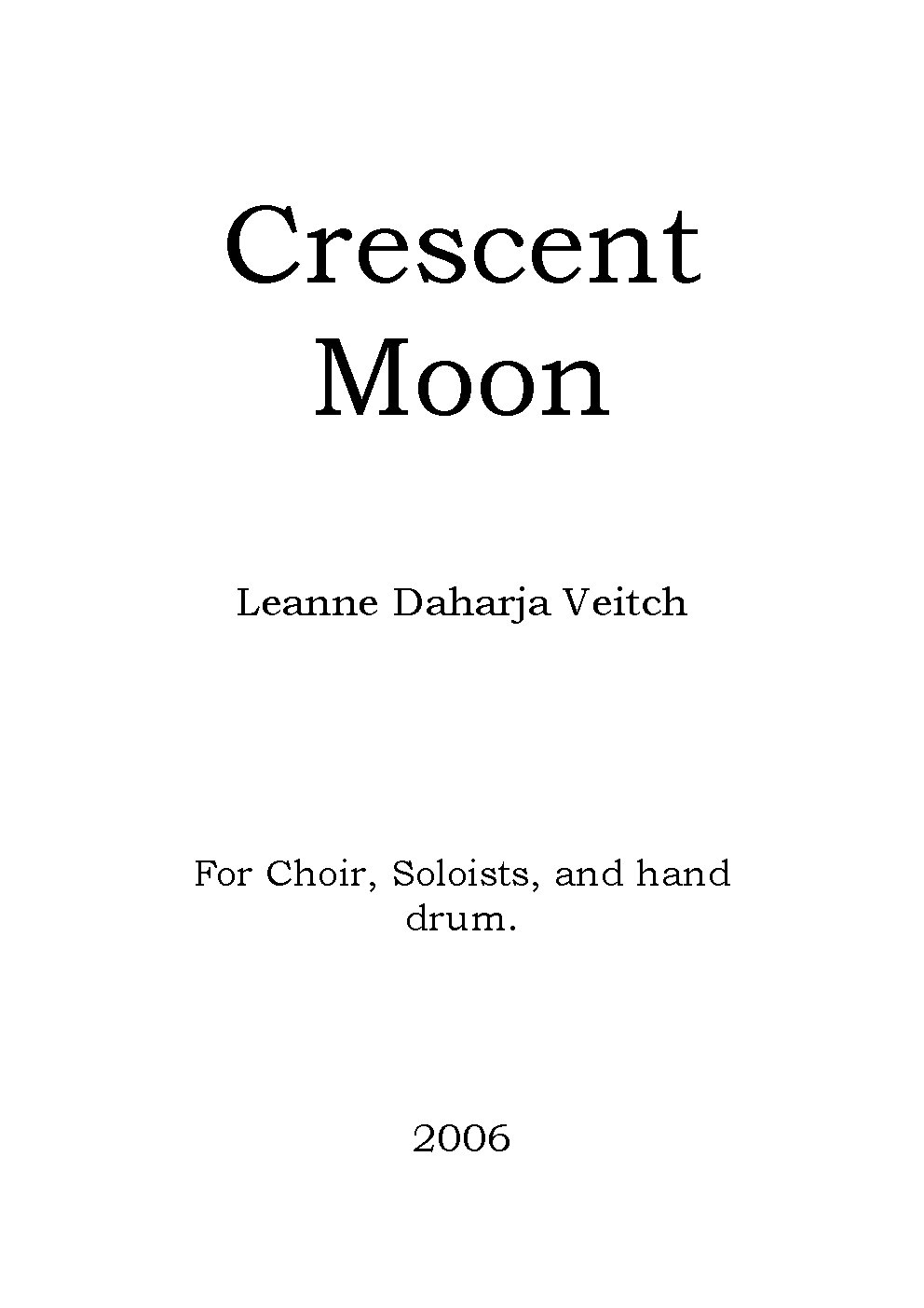 Crescent Moon