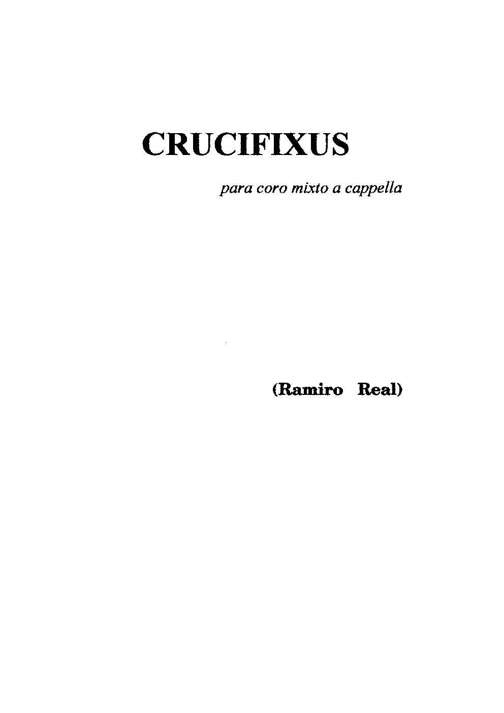 Crucifixus