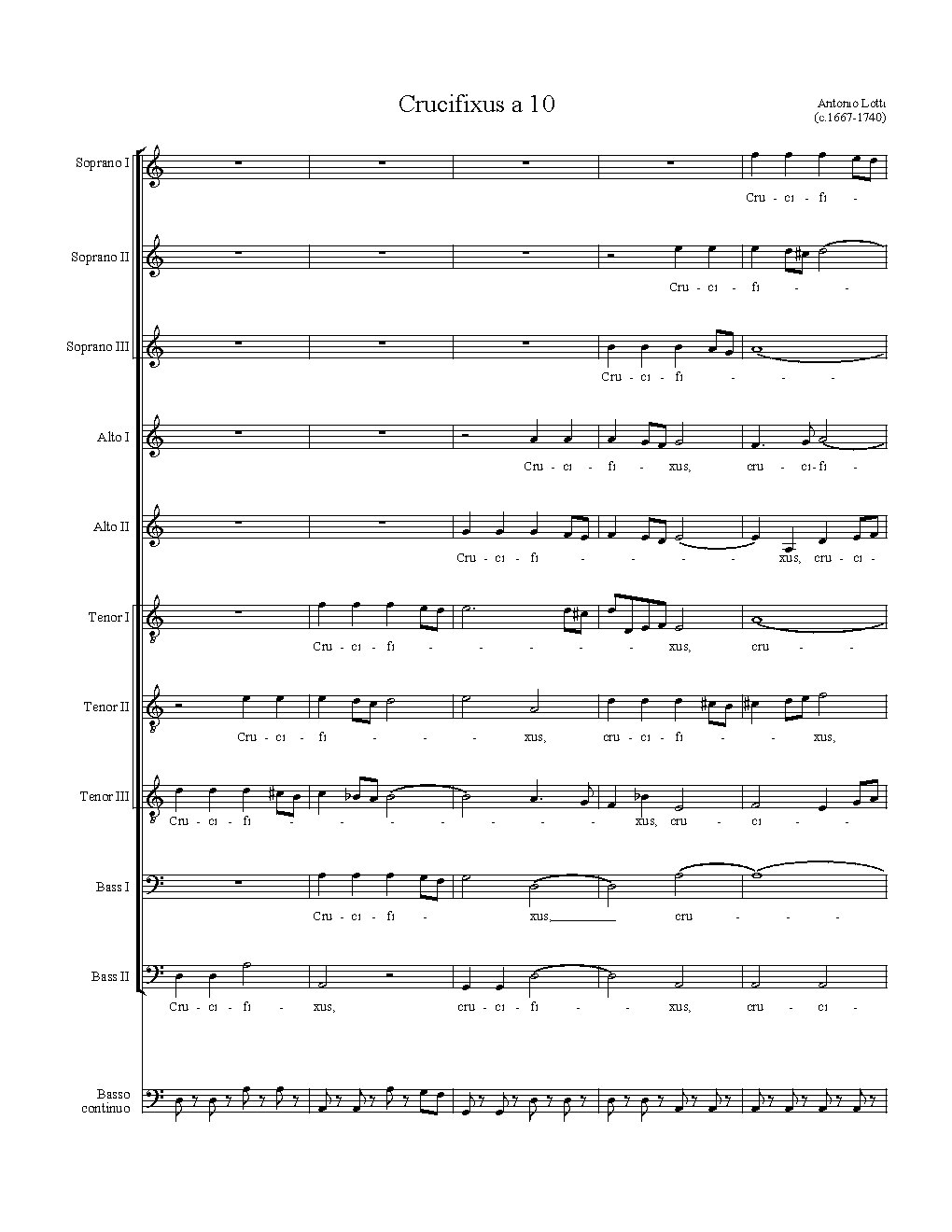 Crucifixus a 10