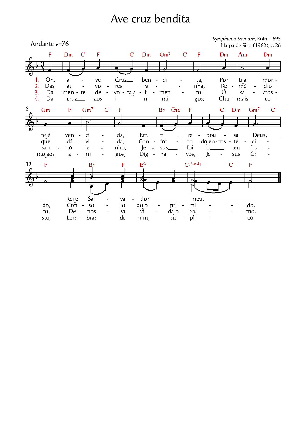 Crux ave benedicta