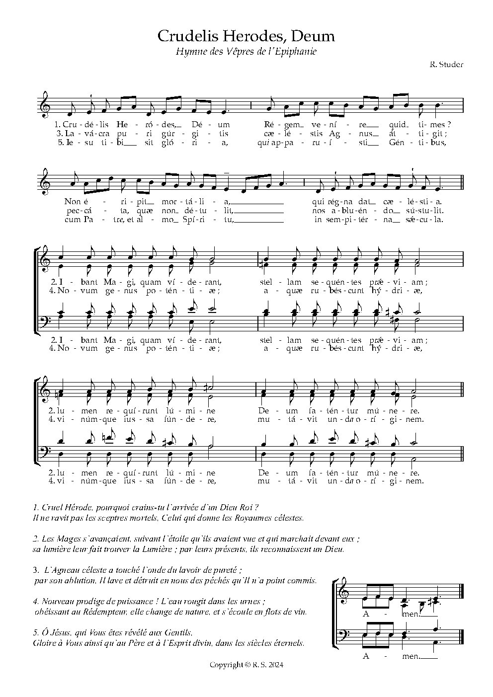 Crudelis Herodes - Choir Script PDF Thumbnail