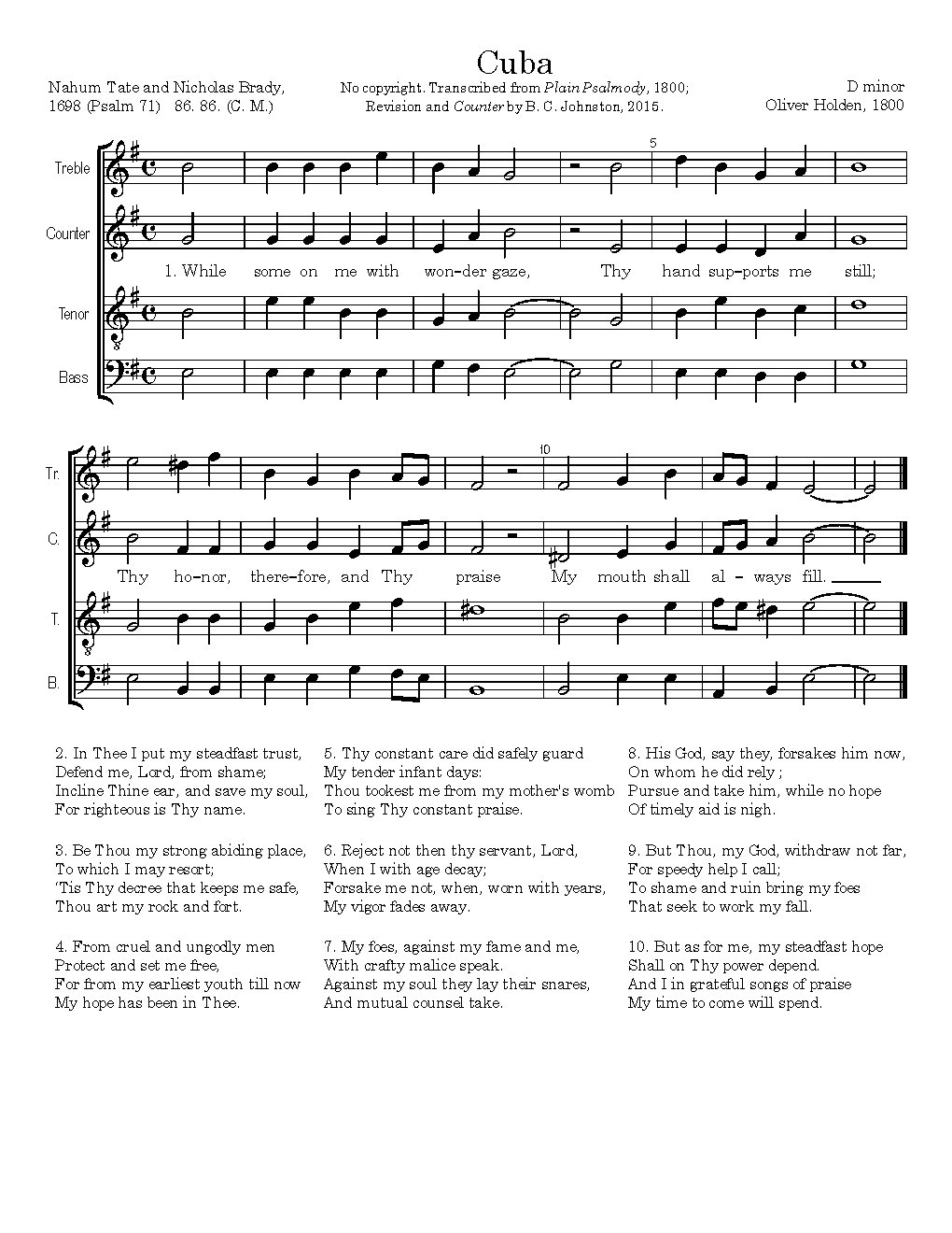 Cuba - Choir Script PDF Thumbnail