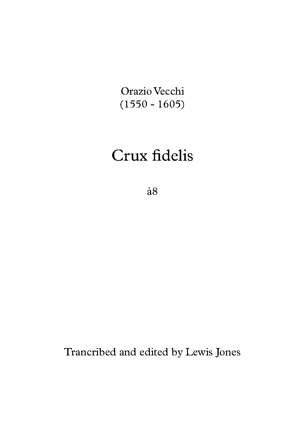 Crux fidelis a 8