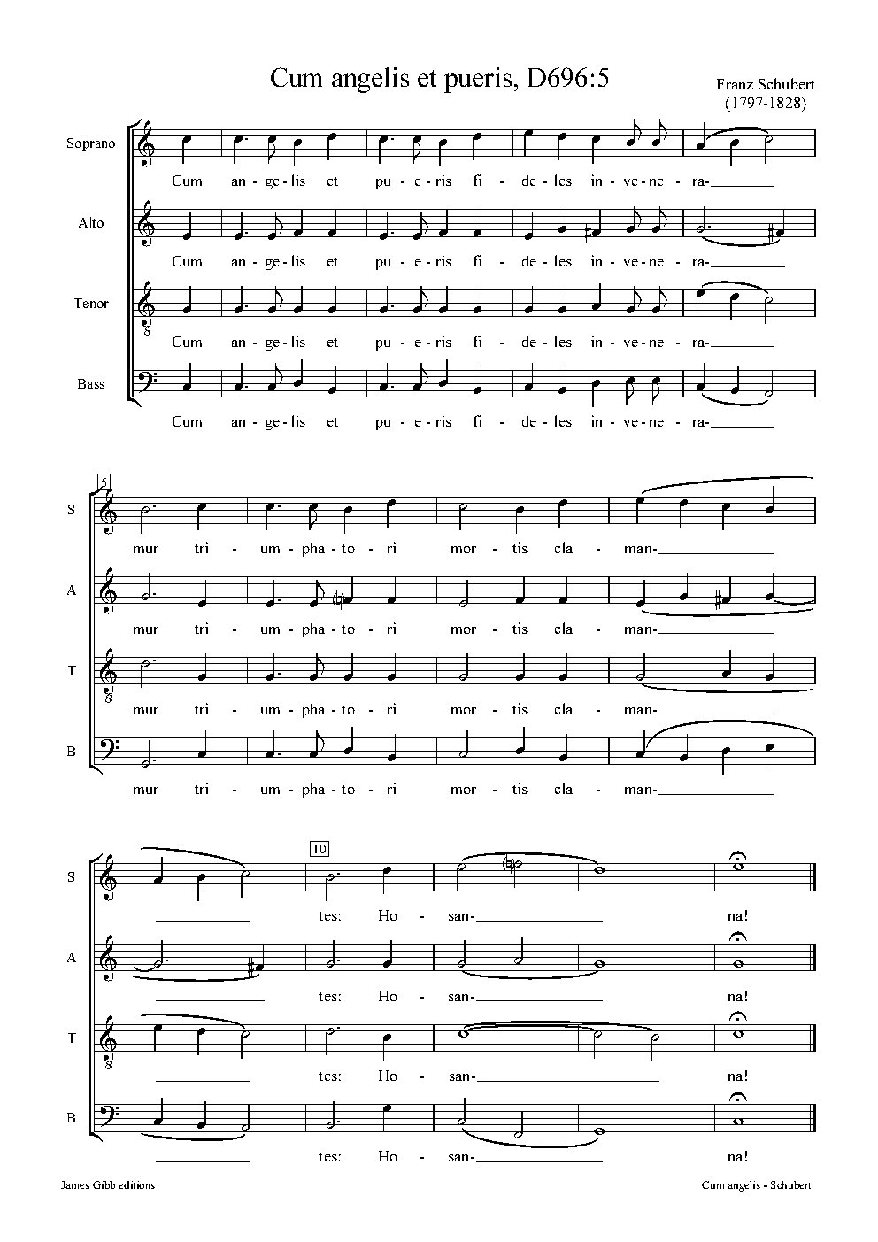 Cum angelis, D696:5