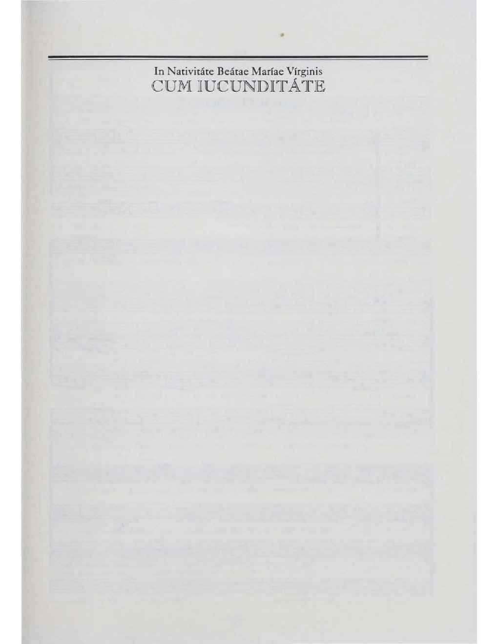 Cum Iucunditate