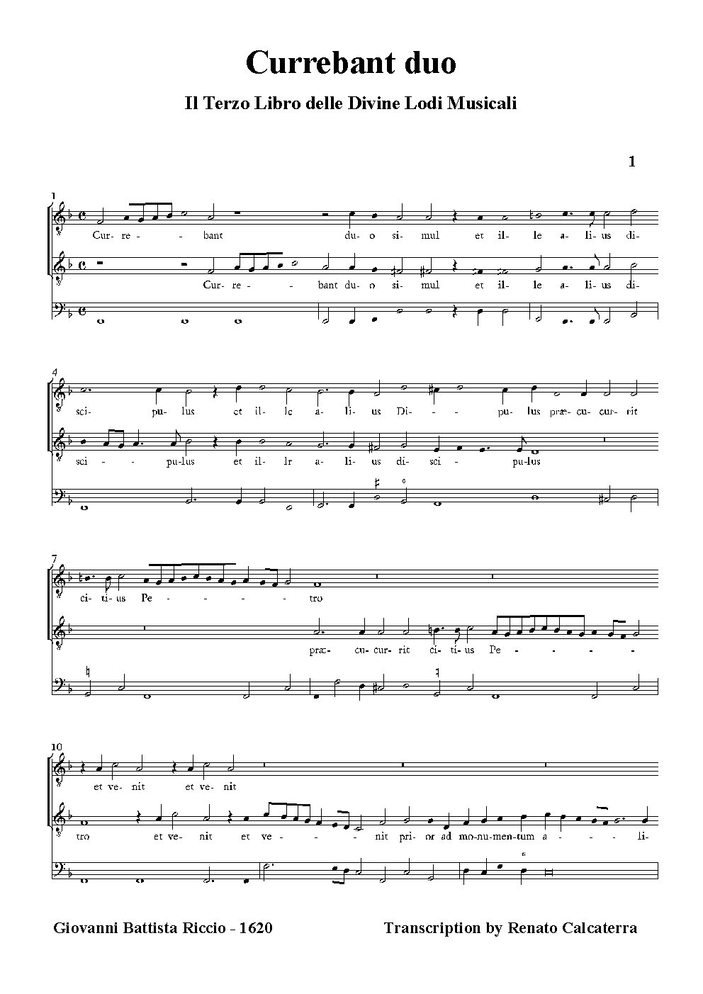 Currebant duo - Choir Script PDF Thumbnail