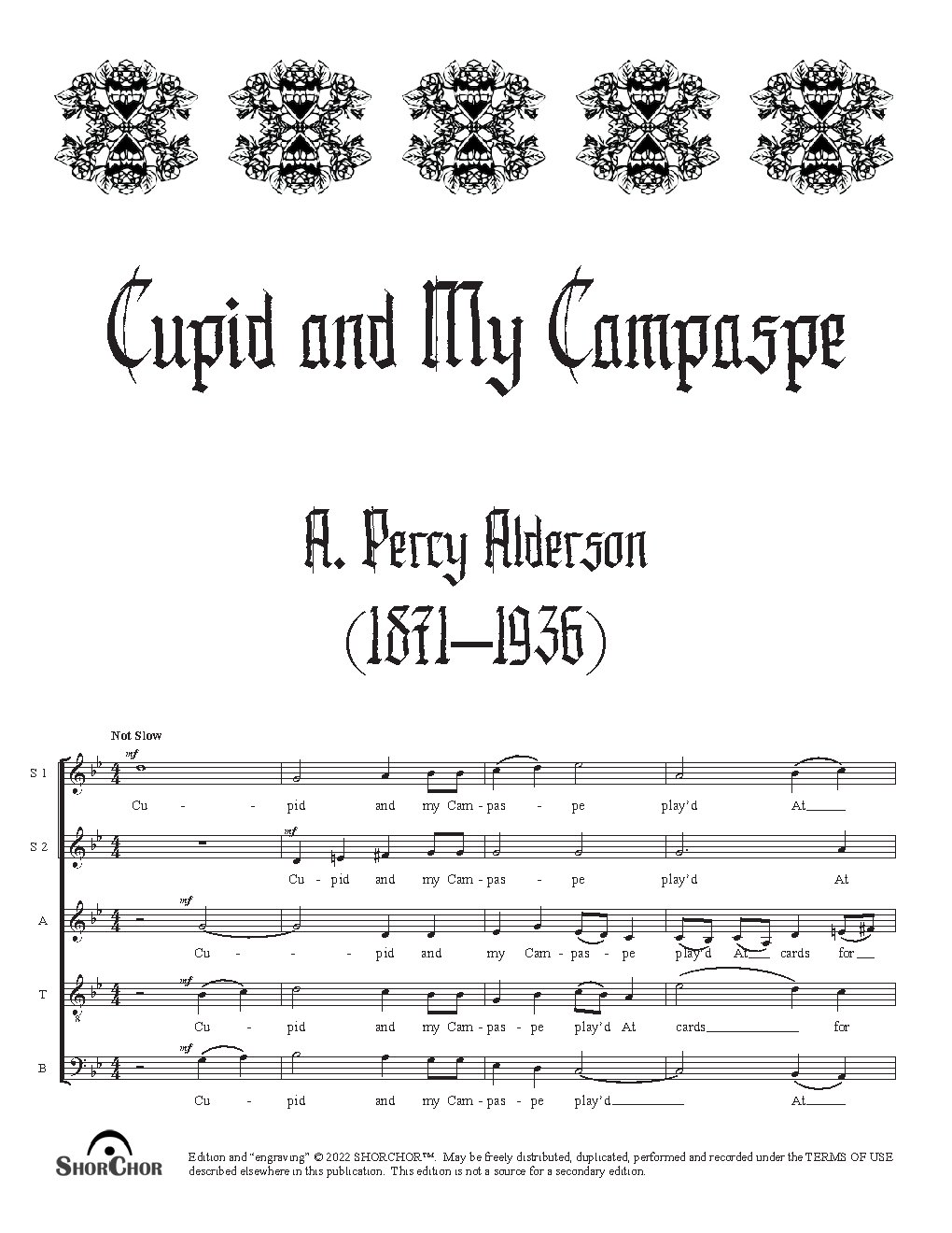Cupid and my Campaspe - Choir Script PDF Thumbnail
