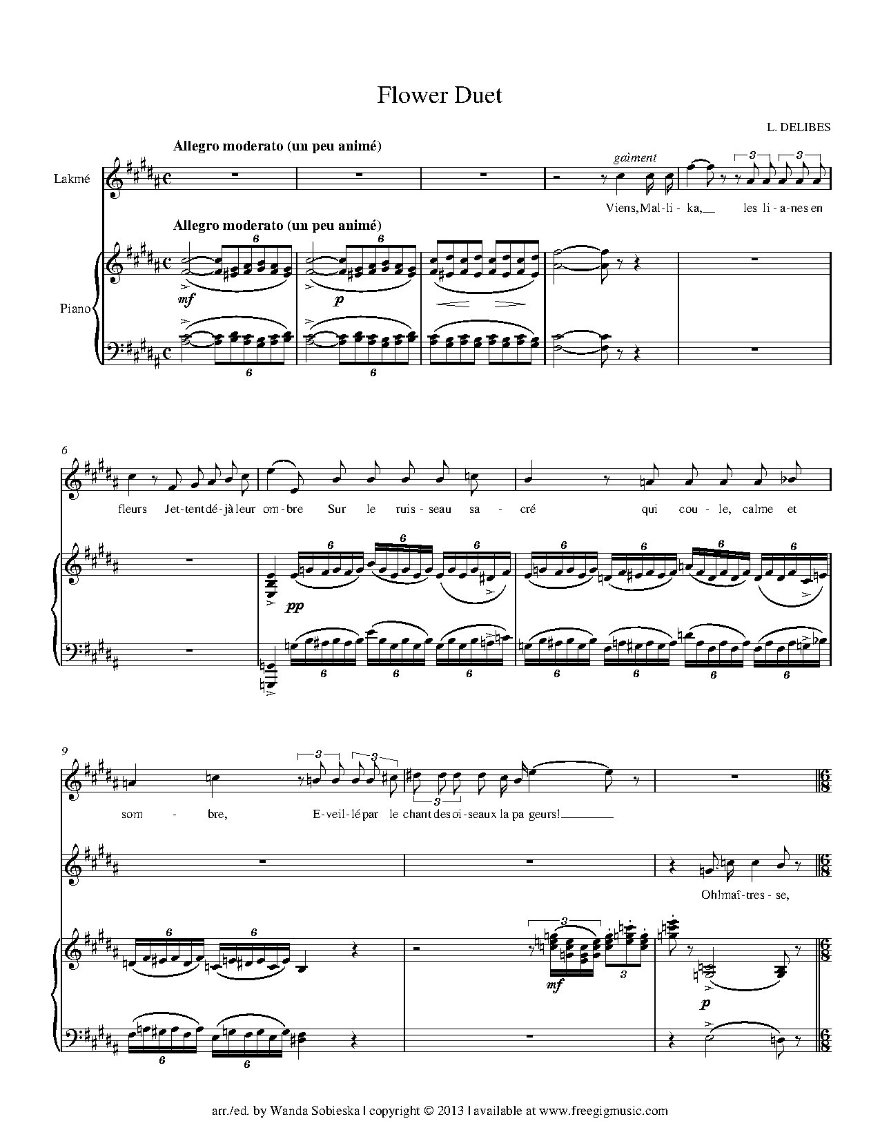 Flower-duet H-dur
