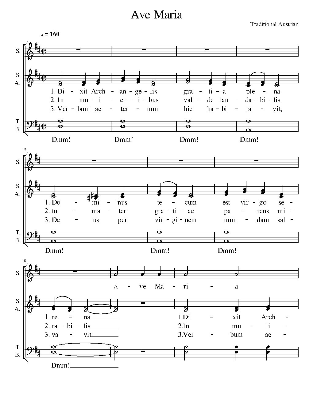 Ave Maria (Trad. Austrian)