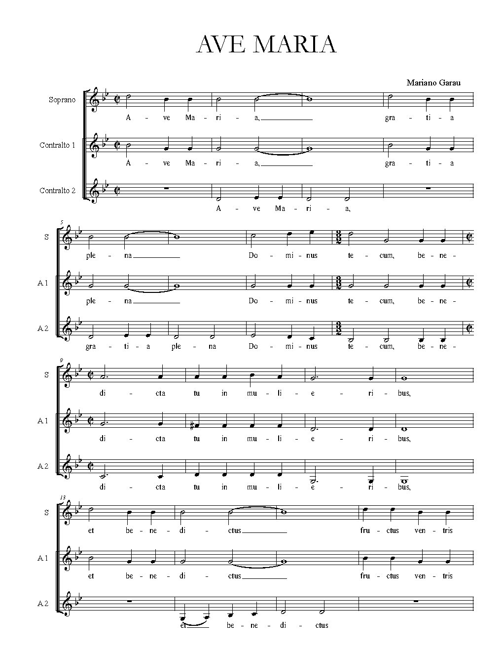 Ave Maria 2023 - Choir Script PDF Thumbnail