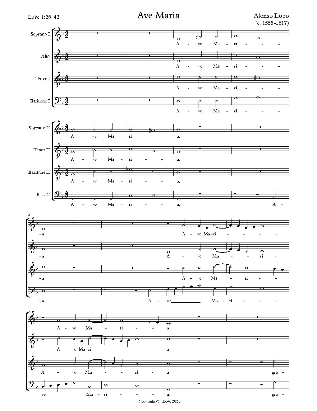 Ave Maria a 8