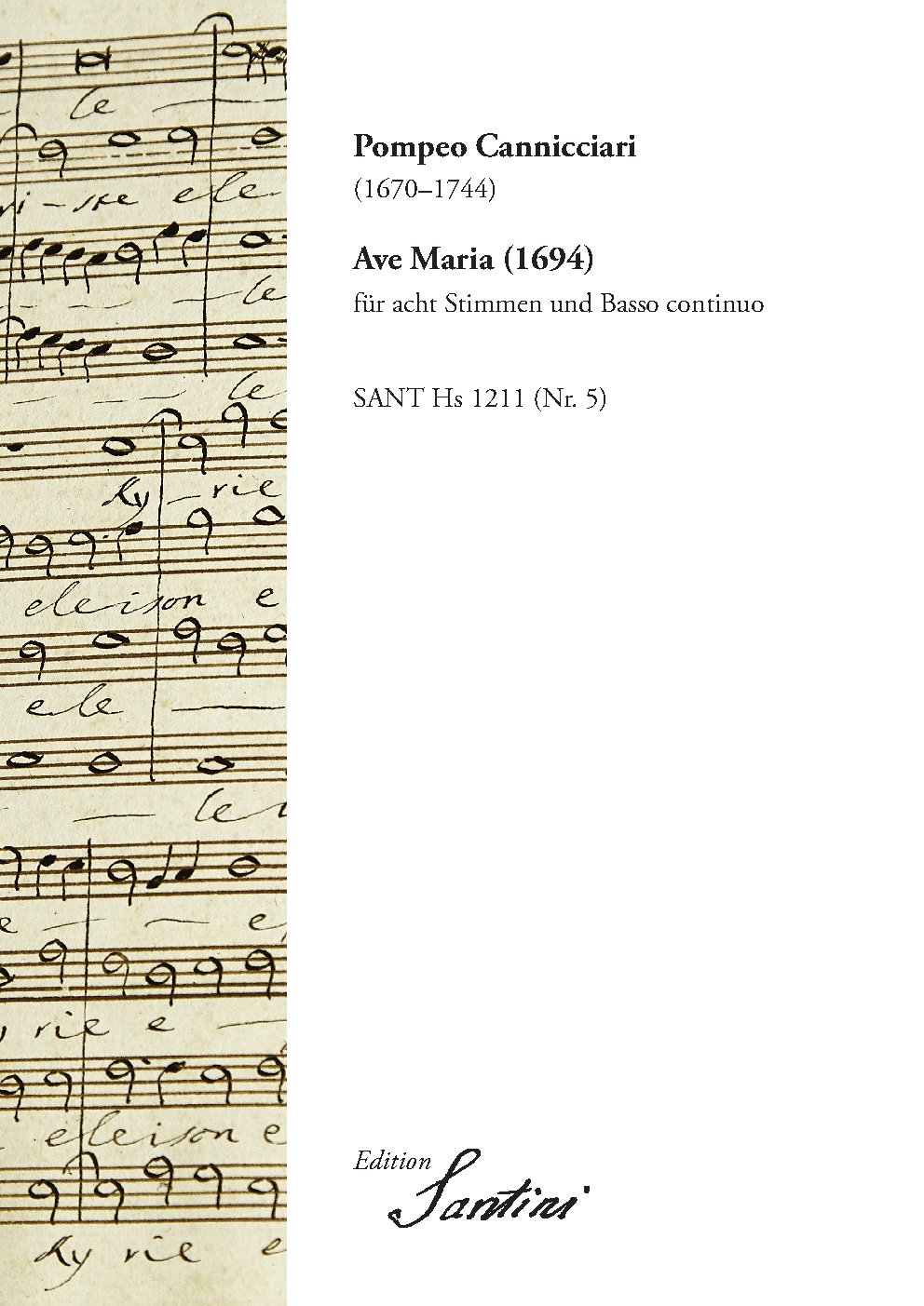 Ave Maria a 8, FeiC 3.2