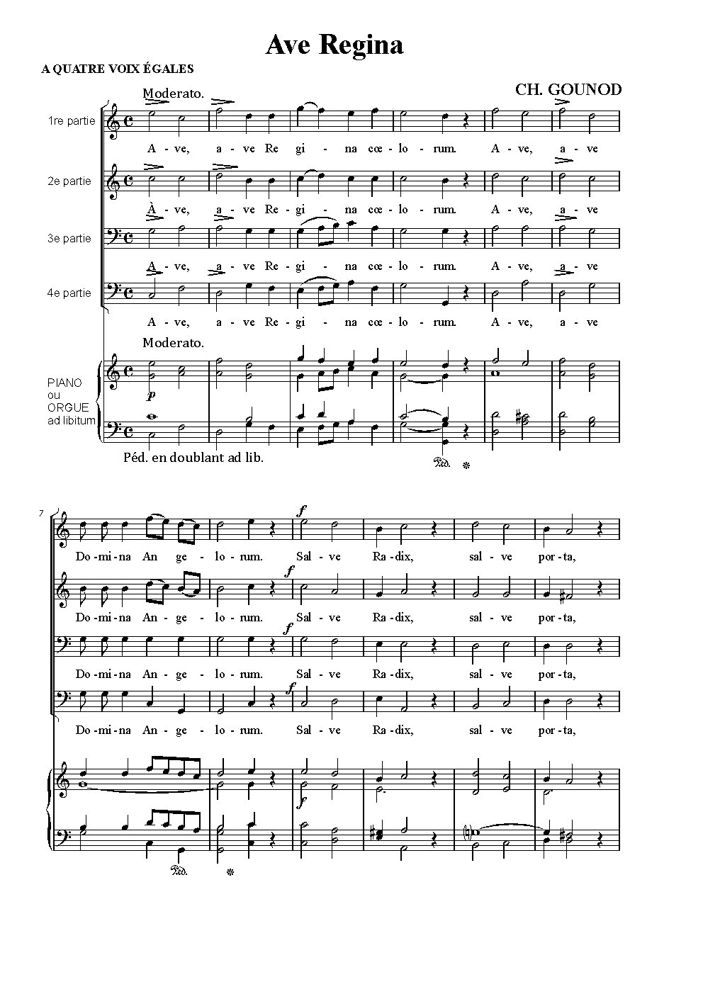 Ave Regina, CG 119